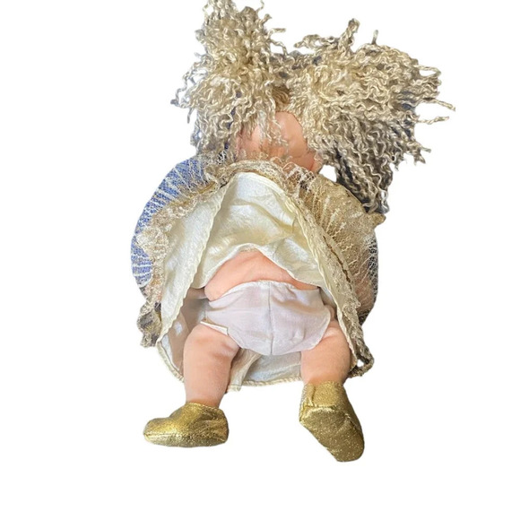 Ty Gear Blondie Beanie Collectible 2000 Little Girl Doll Gold Dress with Accents - Picture 5 of 7